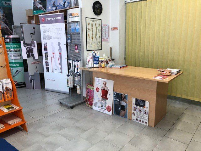 accoglienza negozio ortopedia