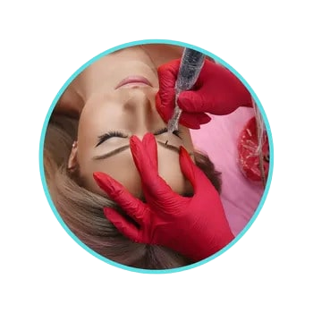 Permanent Eyebrow Makeup session in Pittsburgh by Effortless Beauty PGH.