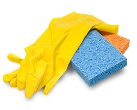 Yellow Rubber Gloves and Sponges - Inrerior in Medford and Grants Pass, OL