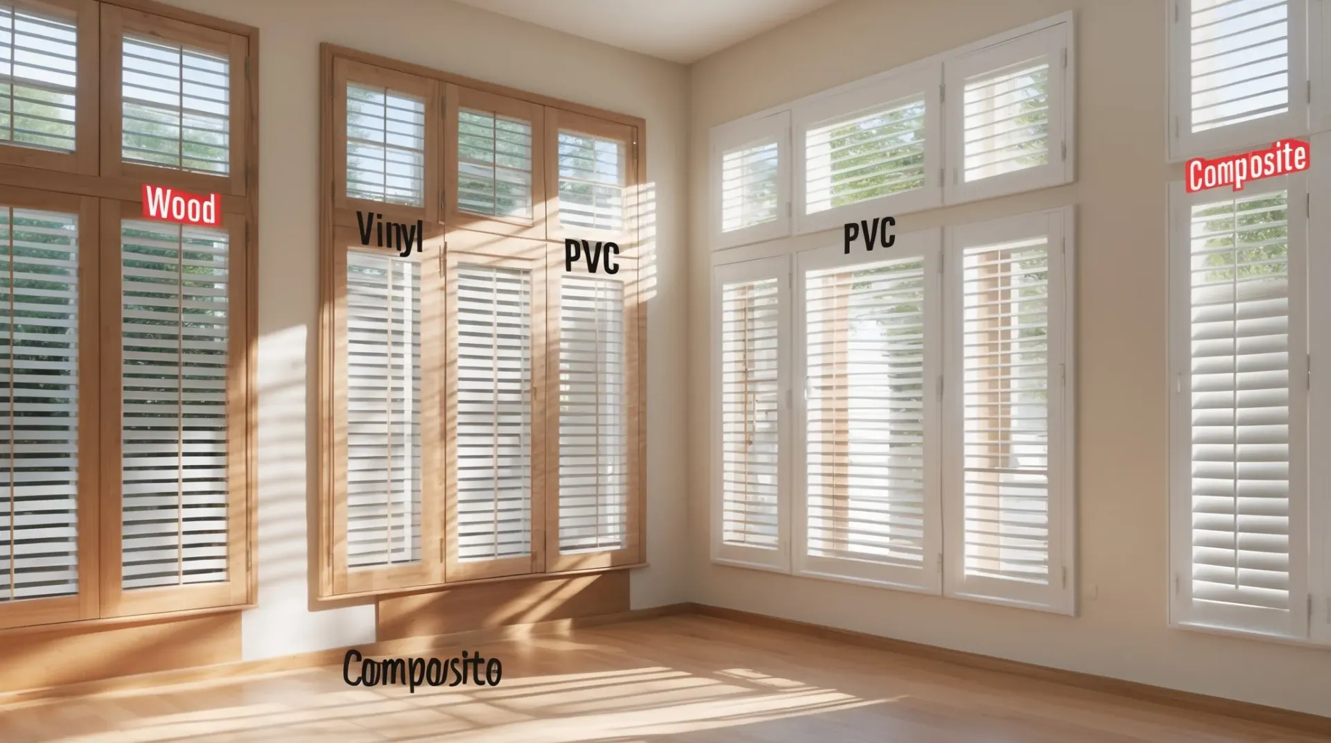 Plantation Shutters Material