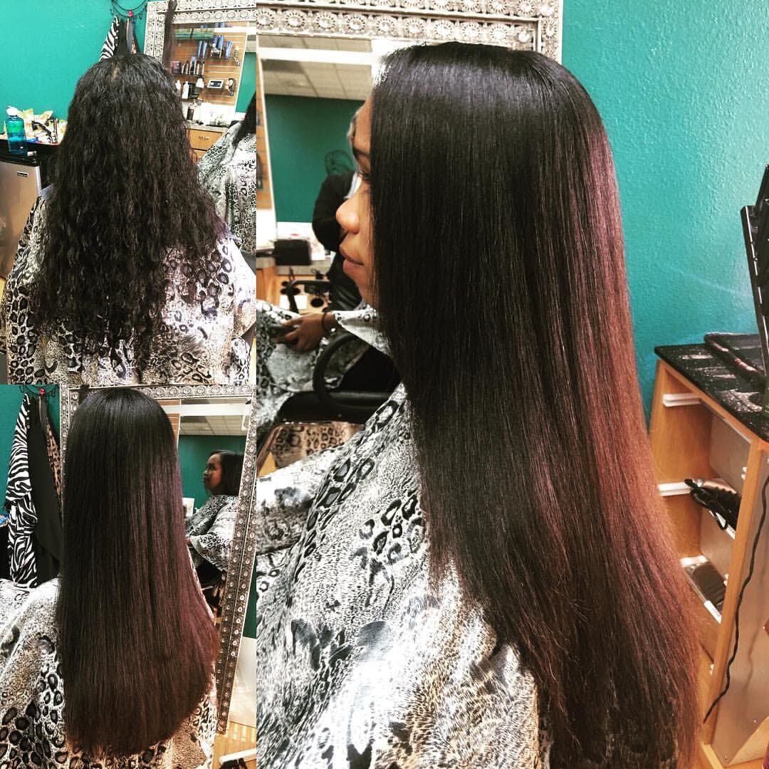 Long Hair With A Highlight — Curly Hair in San Diego, CA