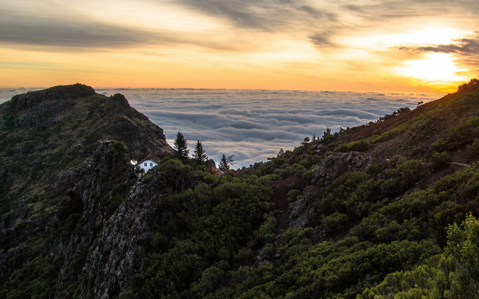 sunset clouds Madeira island, Why Madeira is a Perfect Destination for Physical Recovery, Madeira hiking