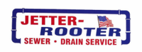 A logo for jetter rooter sewer and drain service