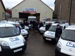 Security cameras - Bathgate, West Lothian - T & D Security Systems  - Van