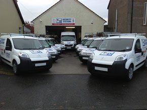 Security cameras - Bathgate, West Lothian - T & D Security Systems  - With van