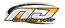 Logo for NJ Window Tint featuring stylized letters 