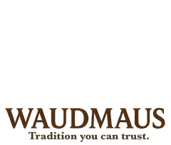 WAUDMAUS logo with text 