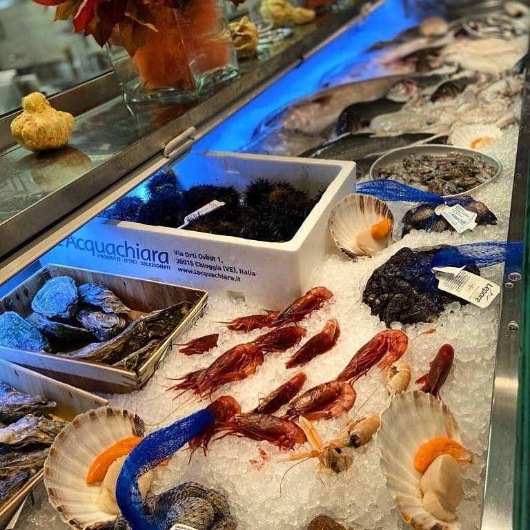 fresh fish in milan