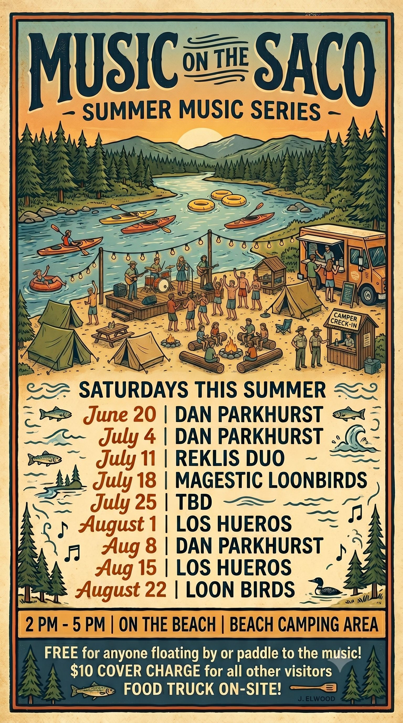 Music on the Saco Lineup