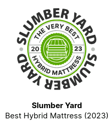 The slumber yard hybrid mattress is the best hybrid mattress in 2023.