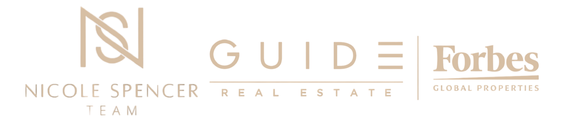 Nicole Spencer Homes real estate logo on a white background, a top realtor in Auburn, CA.