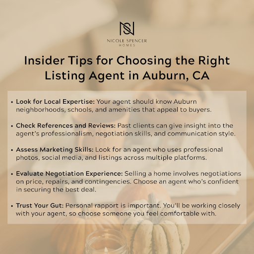 Tips for choosing an Auburn listing agent with local expertise, reviews, marketing, and negotiation skills.