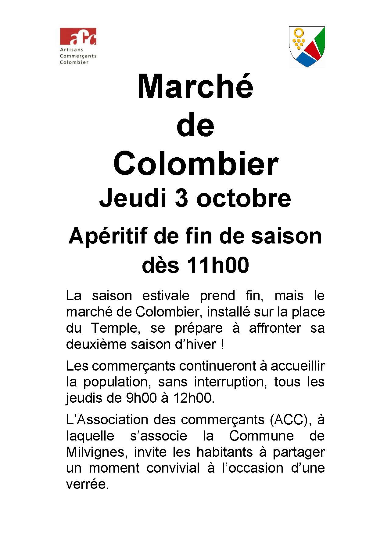 Marché de colombier