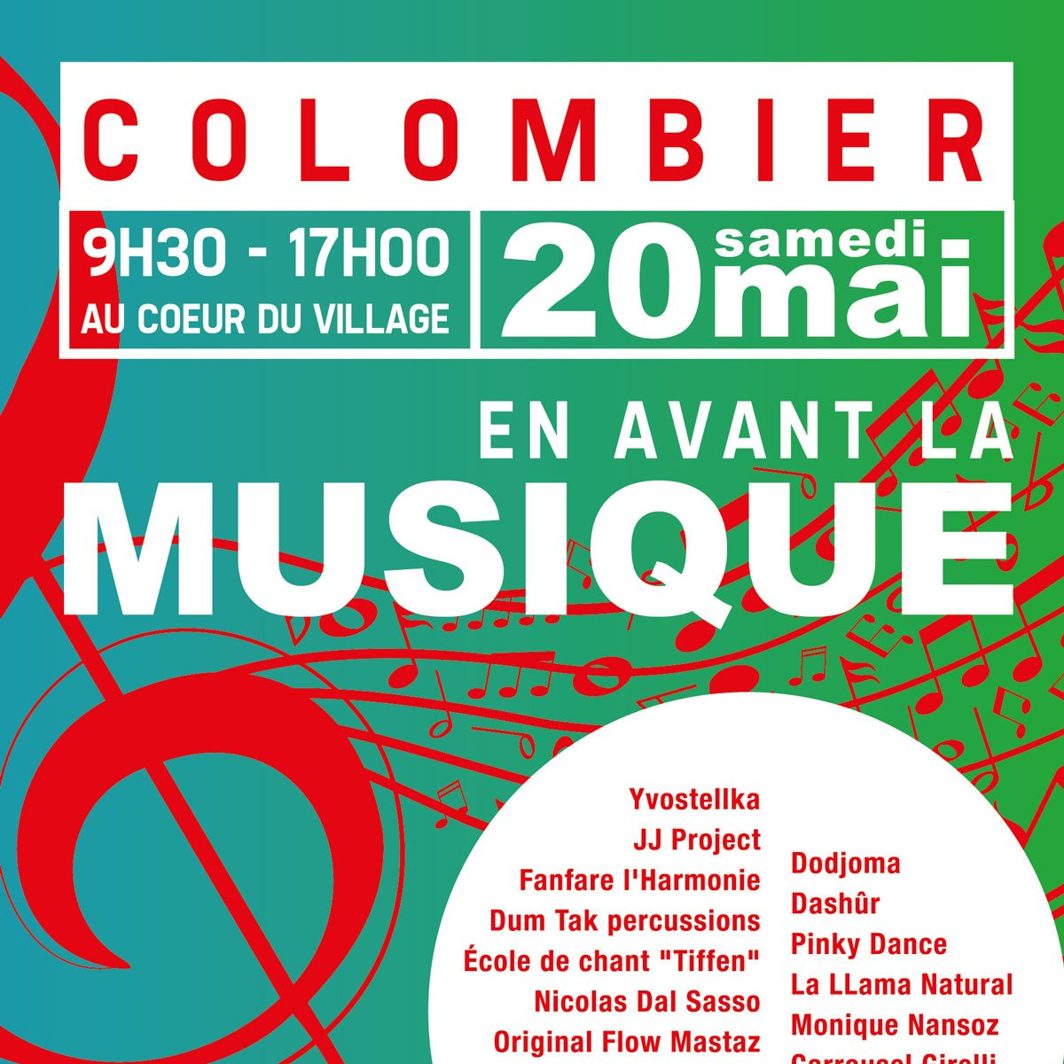 Colombier en musique