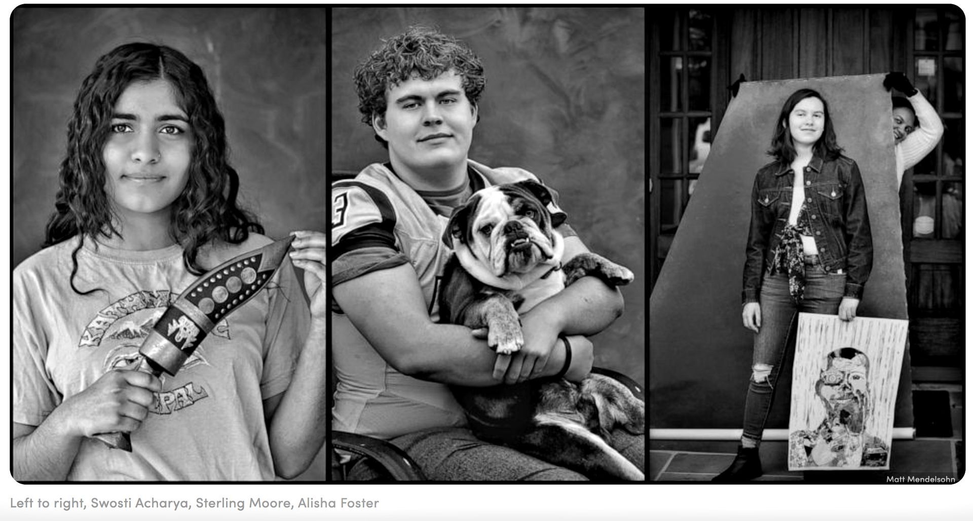 Not Forgotten: Portraits tell the story of high school seniors' lost year
