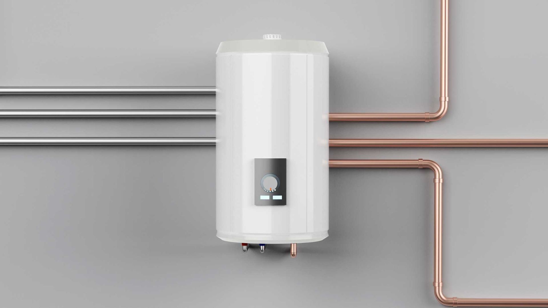 A bunch of plumbing tools are laying on a wooden table.