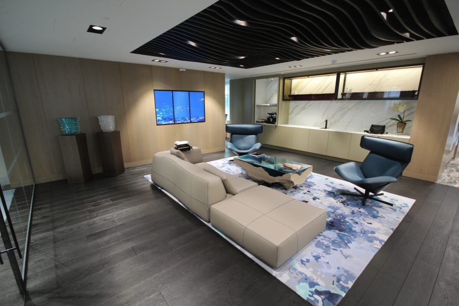 Dyfed Richards, Matt Black Oiled Finish at Sloane Street, London