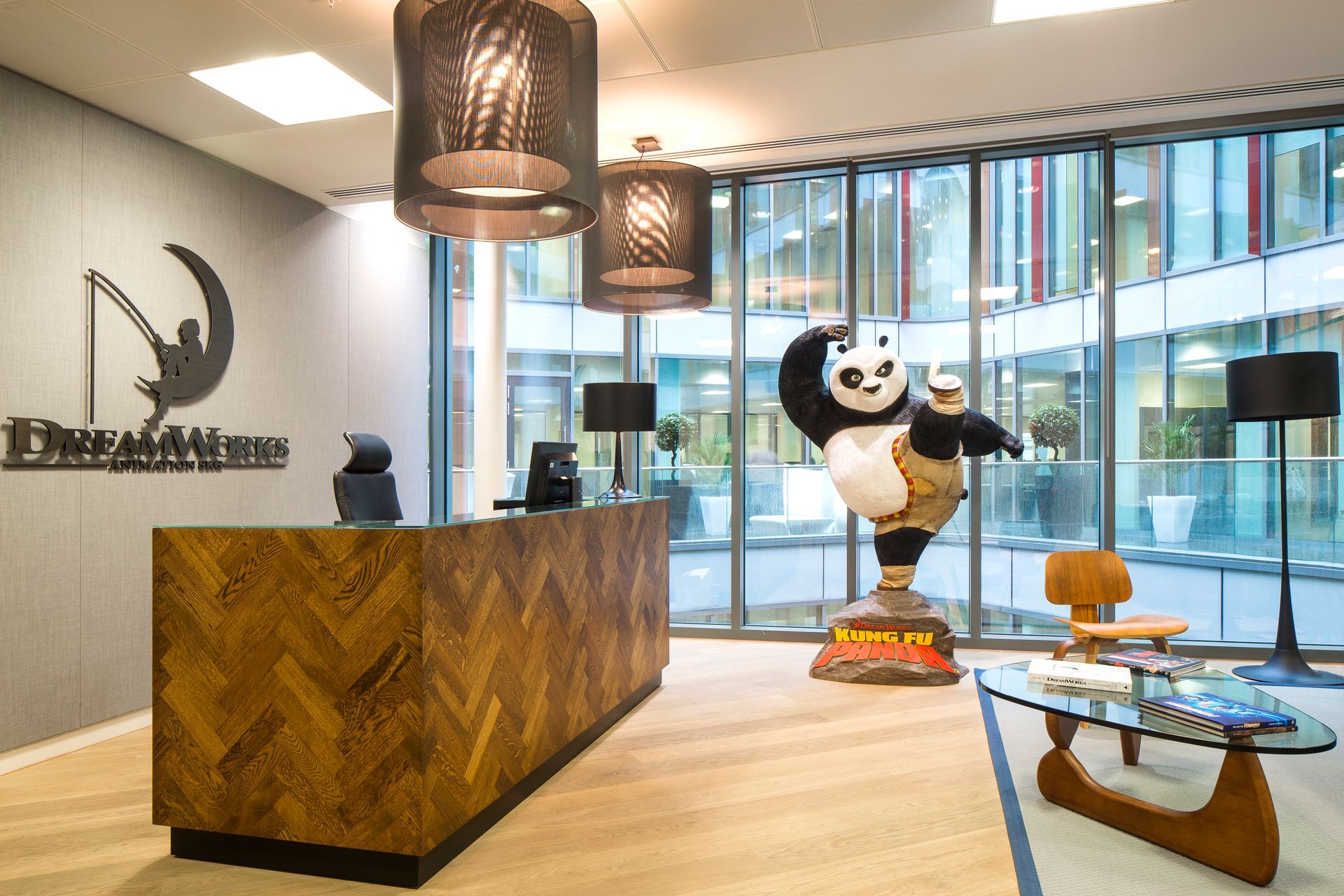 Dreamworks reception fitted with Natural Oil flooring