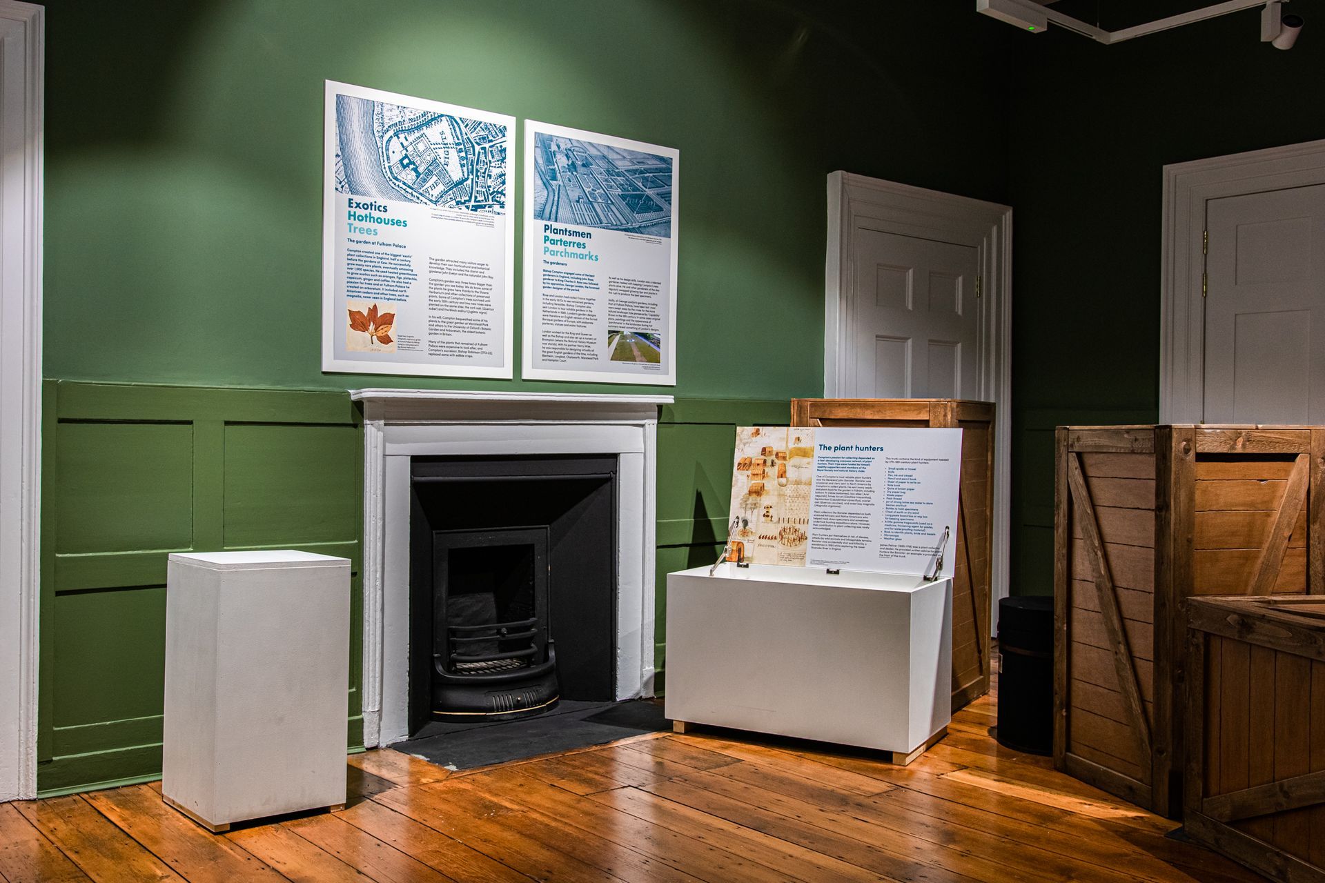 New Engineered Oak Flooring in room at Fulham Palace Museum