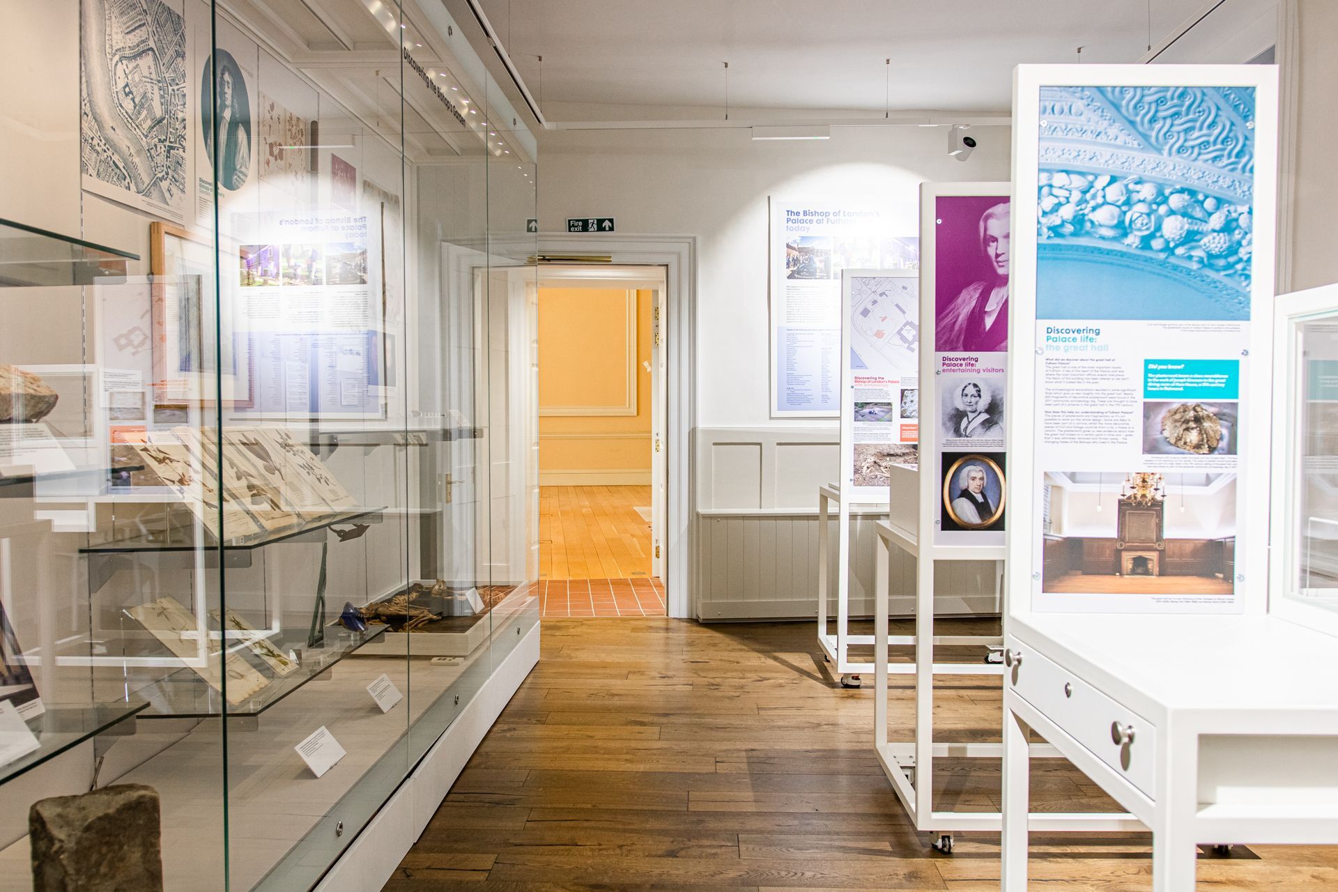 Fulham Palace Museum room with engineering Oak Flooring