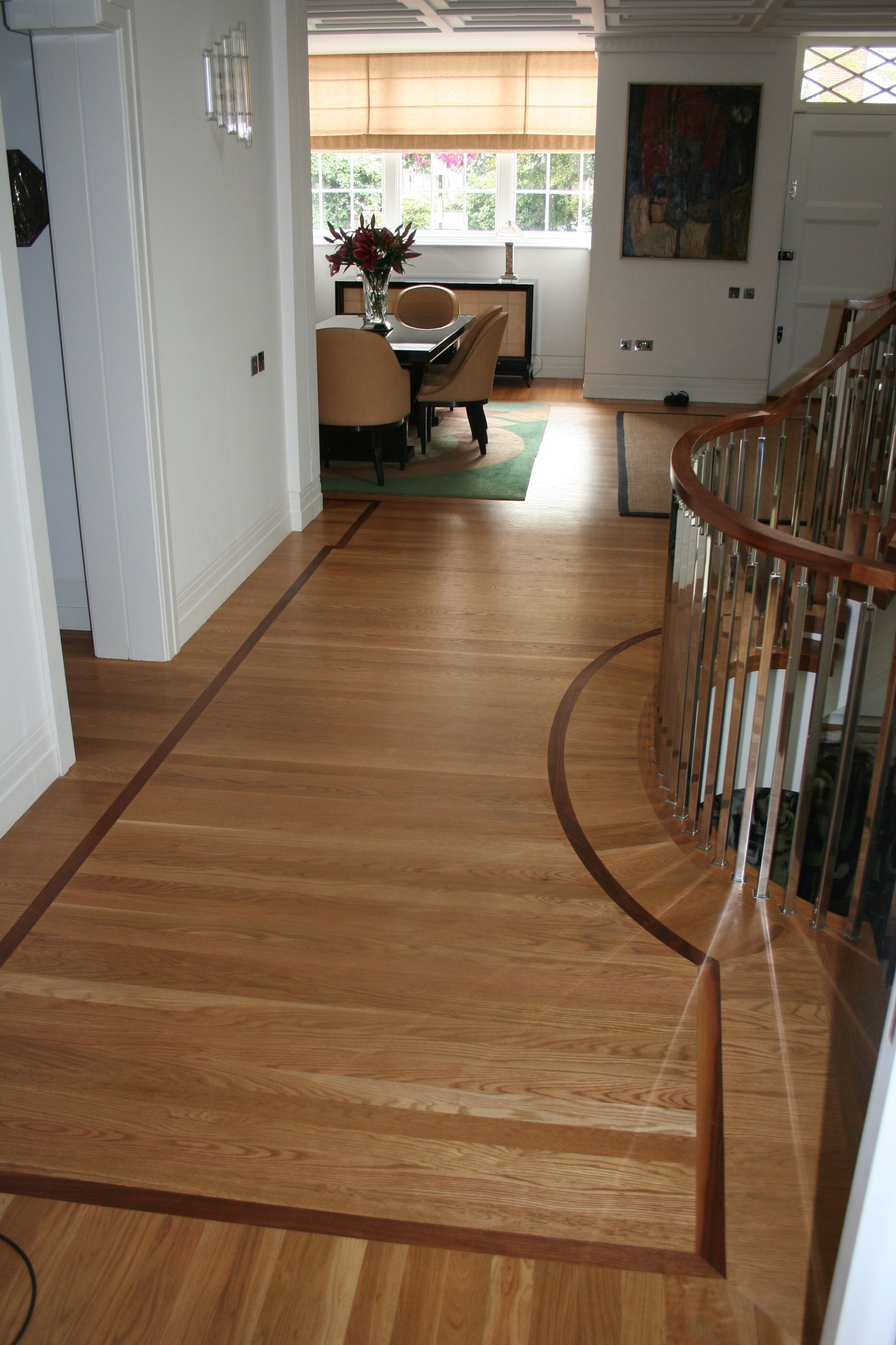 Decking at residence in Paddington cladded with Prime Grade Oak