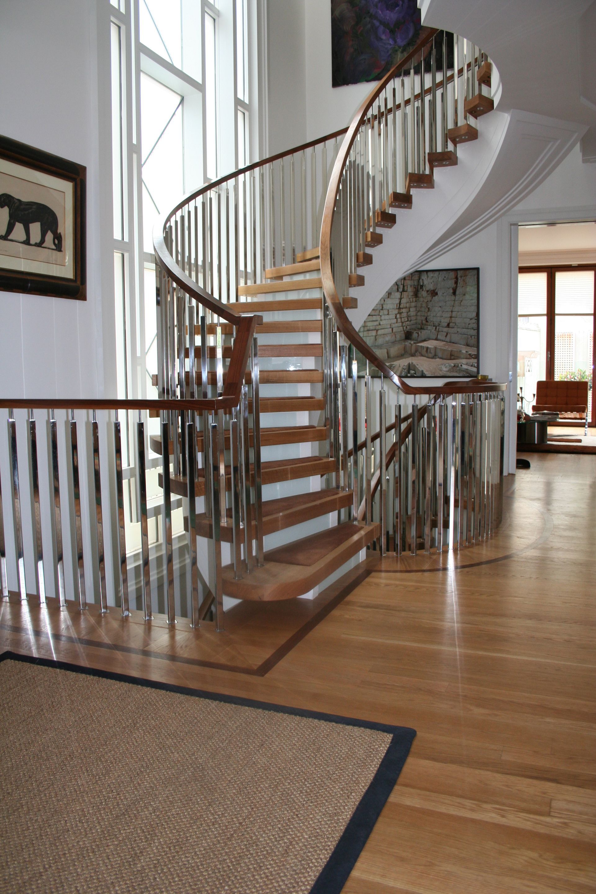 Paddington residence staircase cladded with Prime Grade Oak