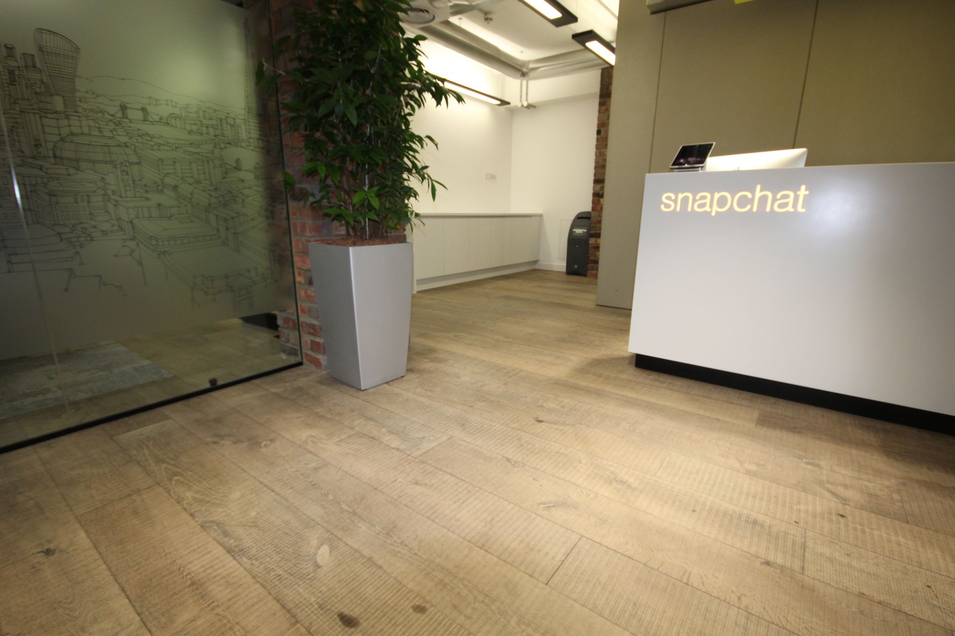 Close up of Smoked Oak Finish flooring in London for Snapchat