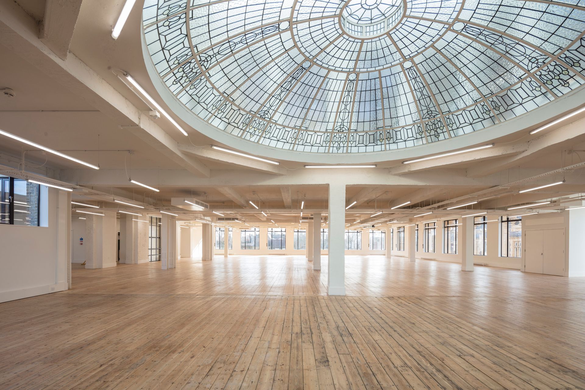 Top floor of Department W fitted with Clear Polyurethane Lacquer finish