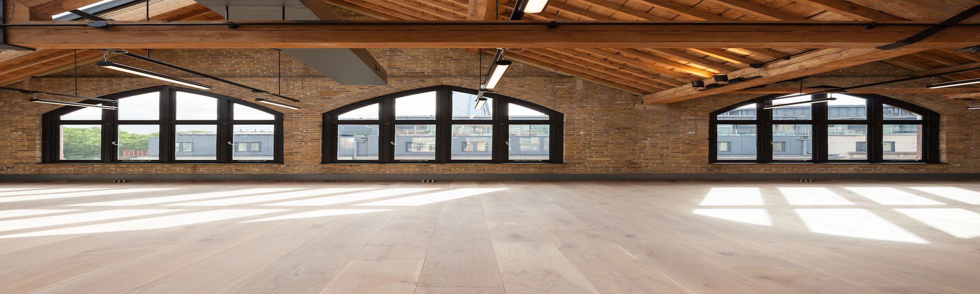 White Oiled Oak flooring Panorama at Notcutt House