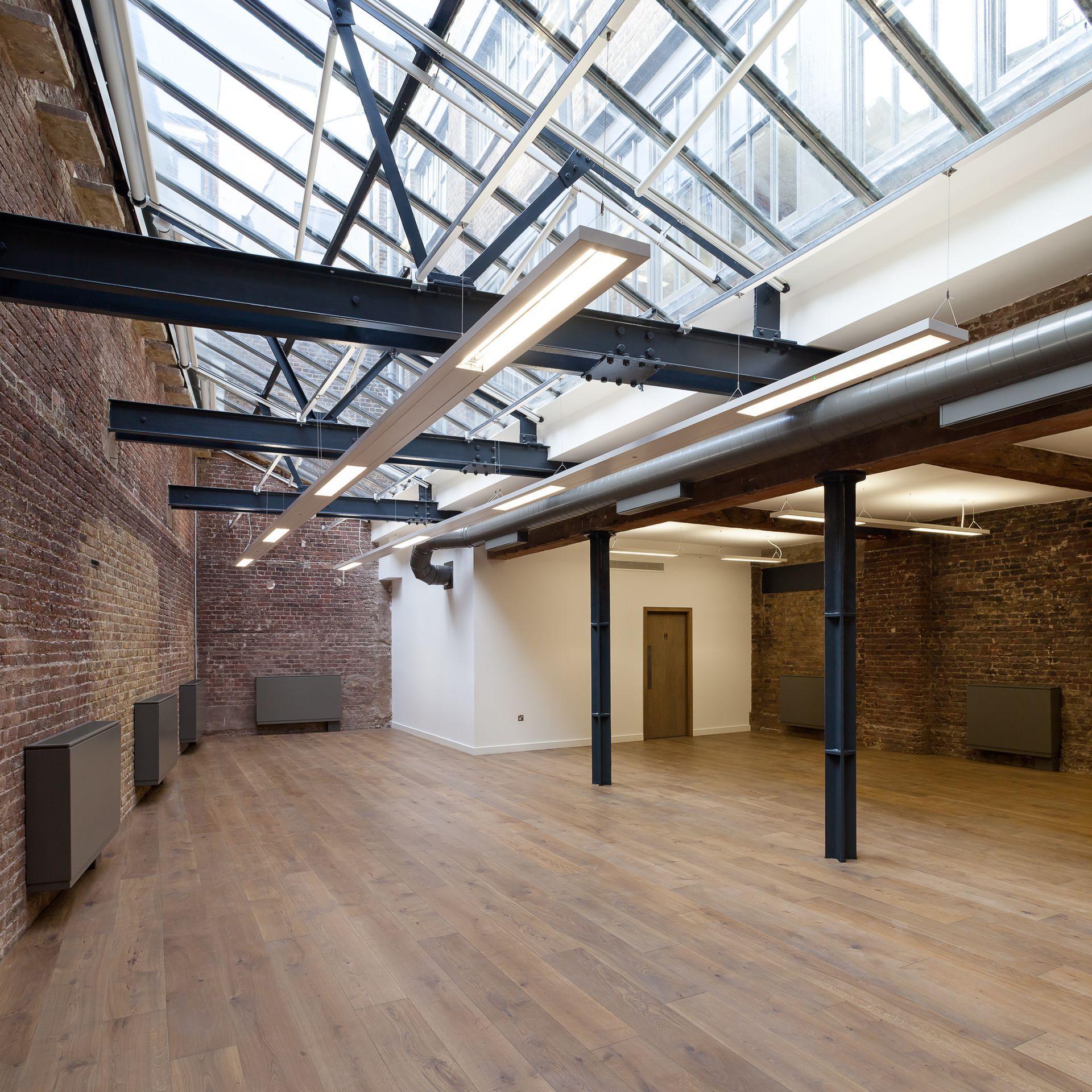 Top floor with Oiled Oak Flooring at Beak Street in London