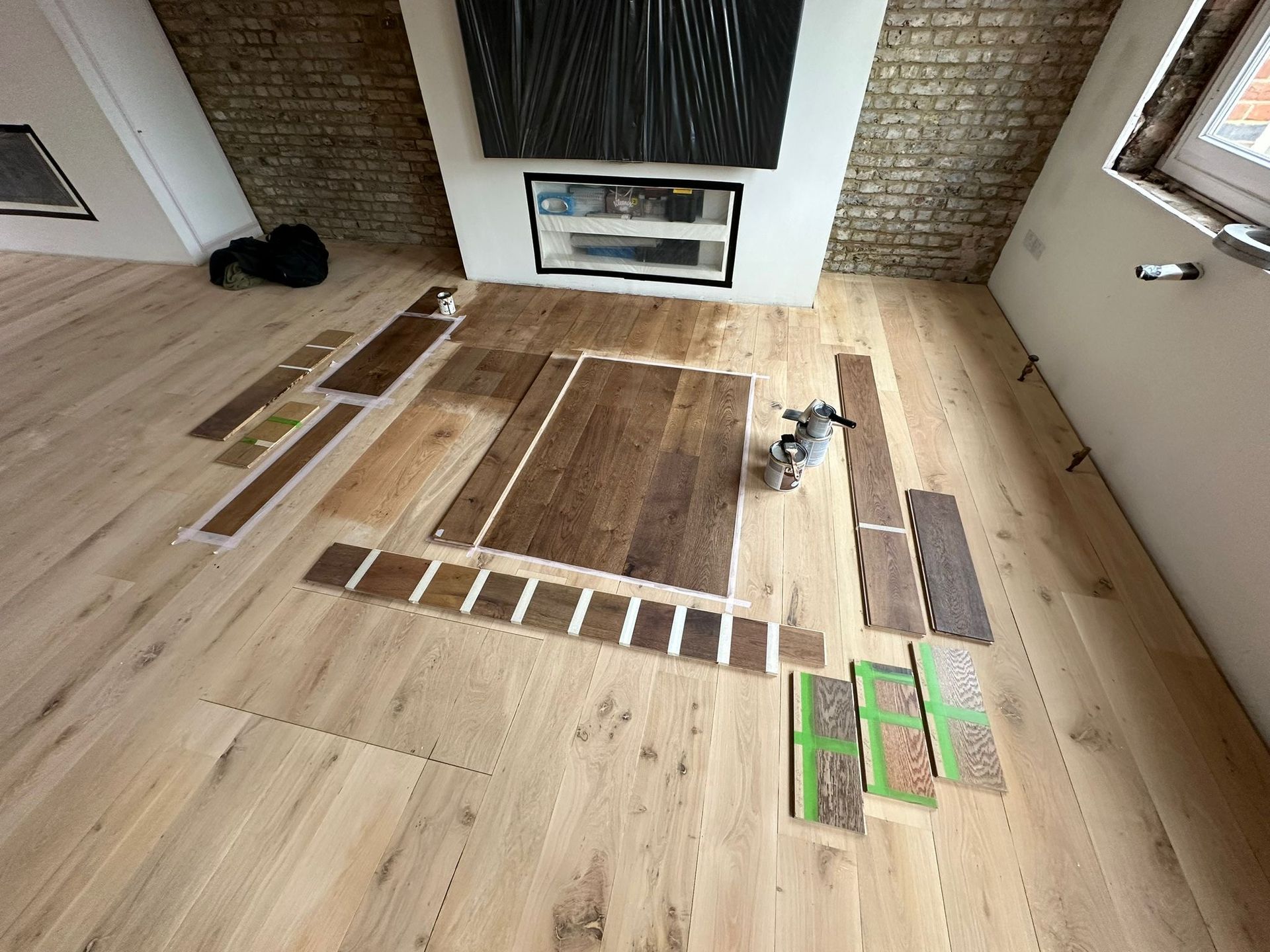 Colour matching wooden flooring
