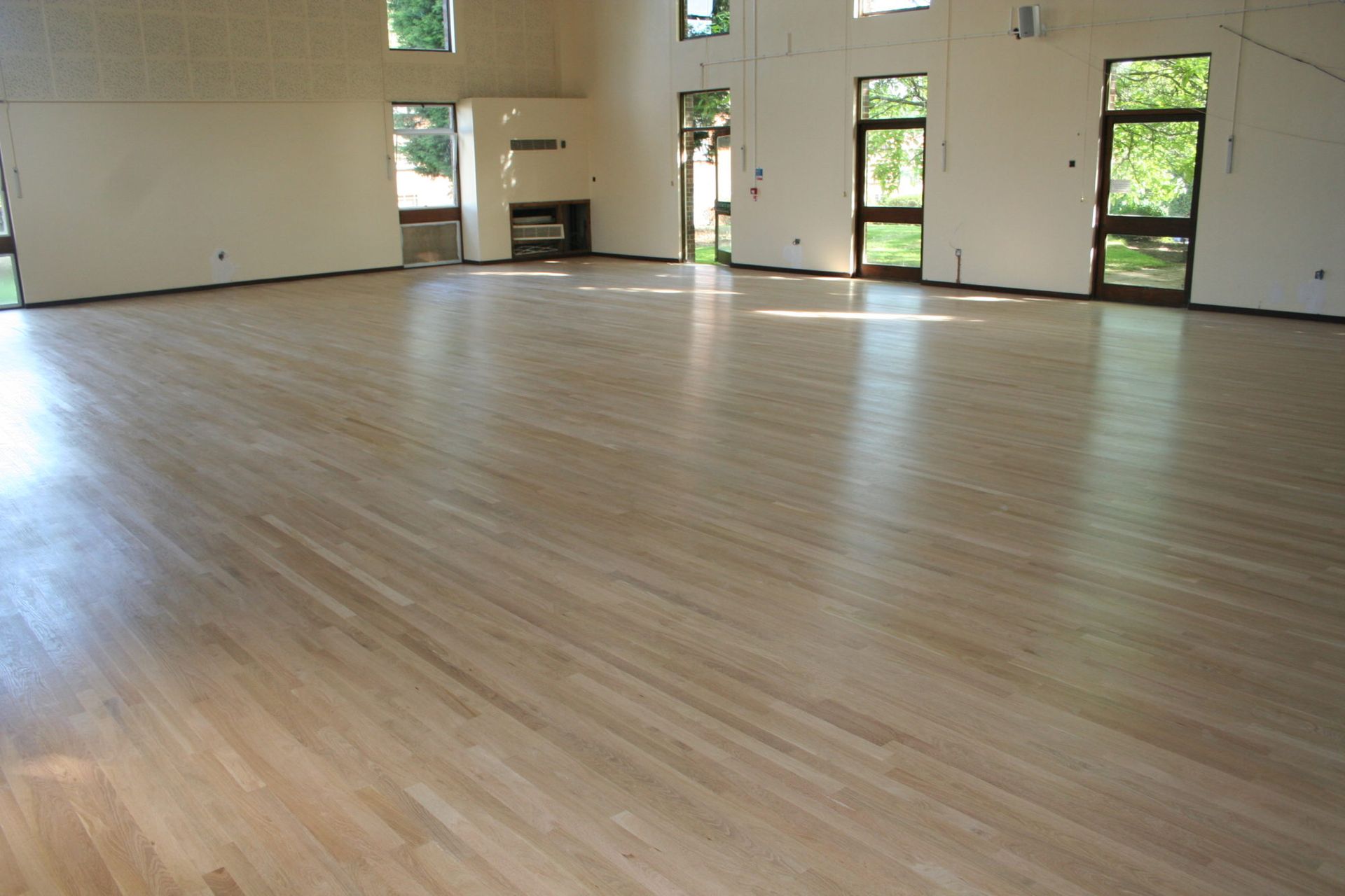 Prime Grade Solid Oak Flooring fitted at Welwyn Civic Hall