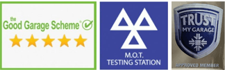 GoodGarageScheme MOT TRUST logos