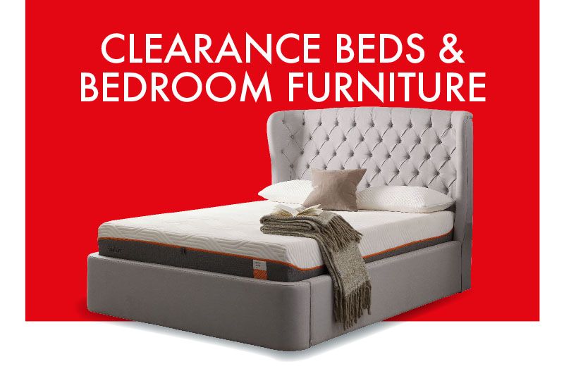 all clearance beds and bedroom furniture
