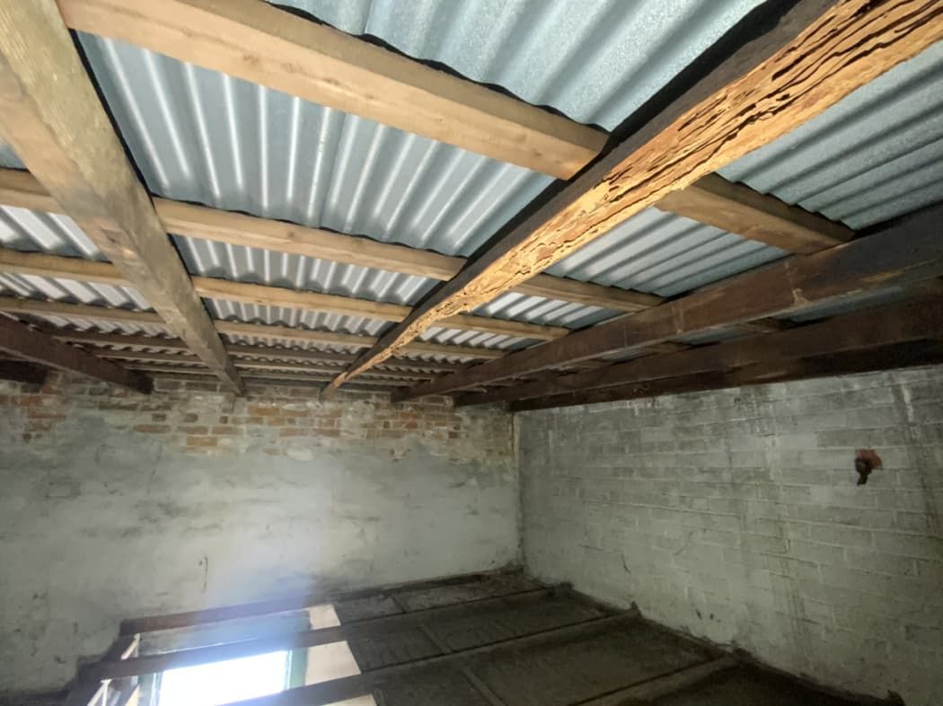 A Room With A Wooden Ceiling And A Metal Roof — Able Building And Pest Inspections In Woolgoolga, NSW