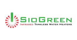 The logo for siogreen infrared tankless water heaters