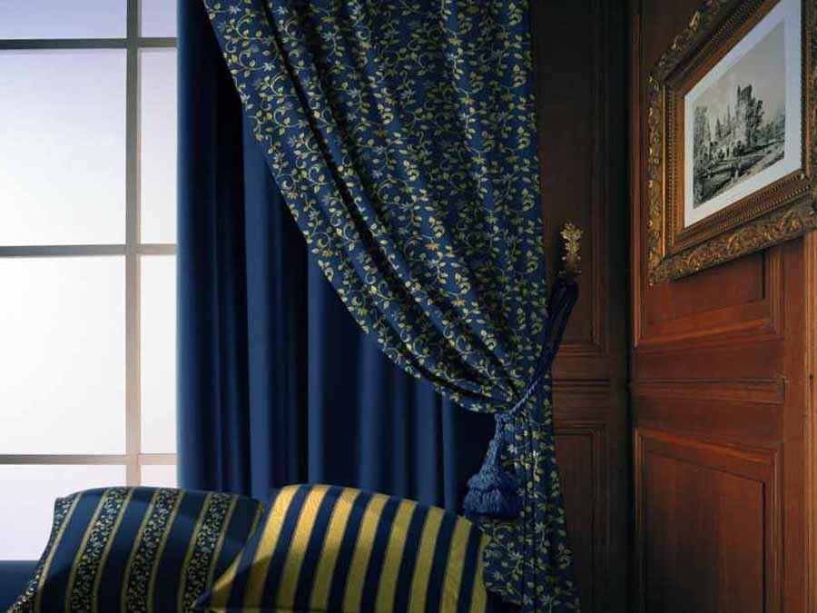 tenda classica blu notte