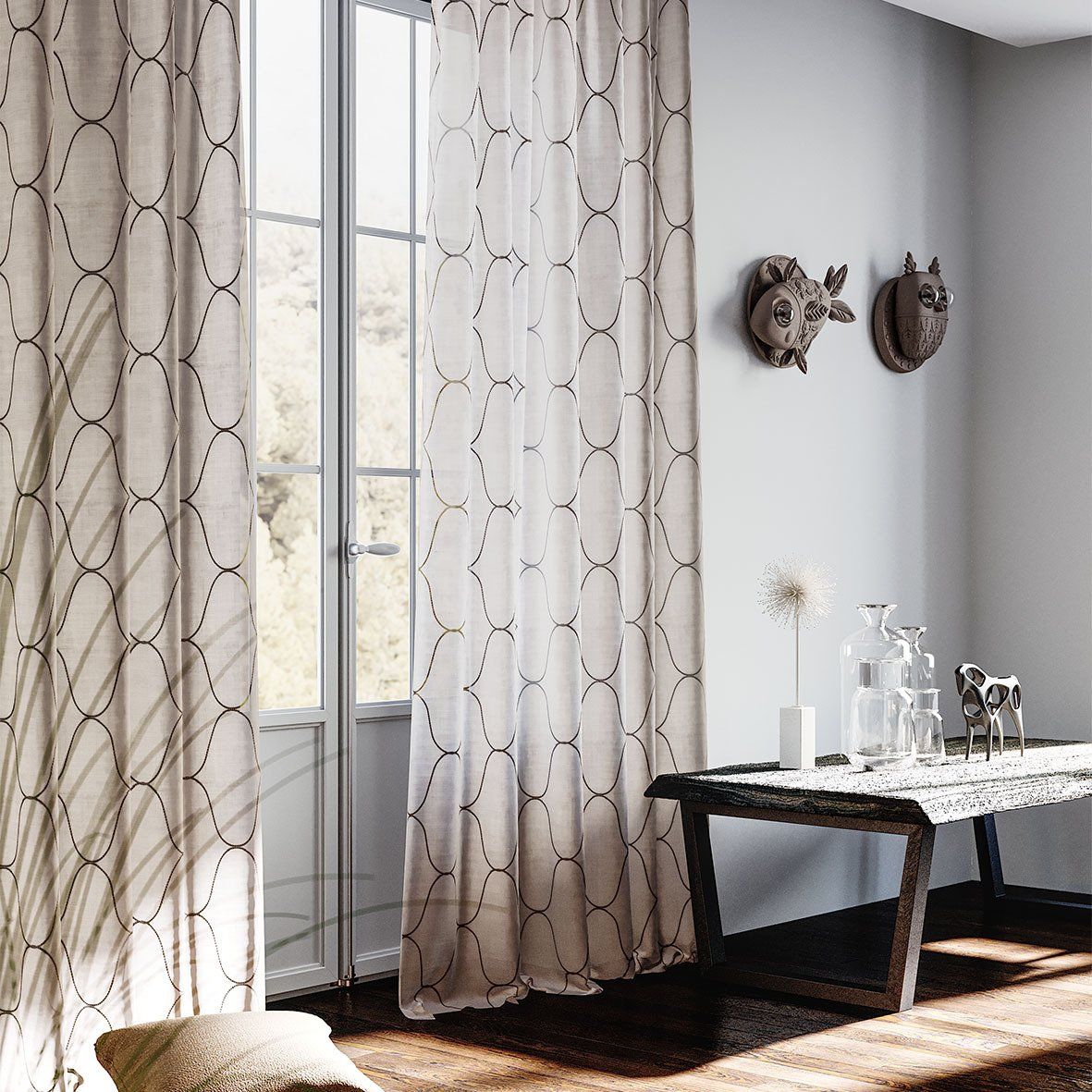 tende classiche da interno moderne