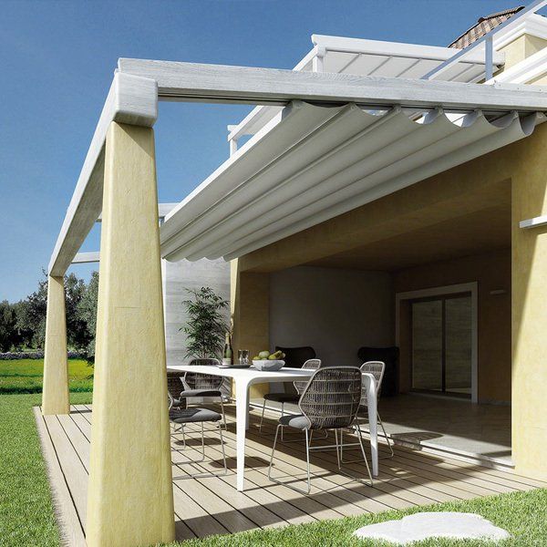 pergola bianca