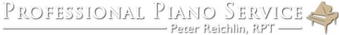 Logo, Professional Piano Service Peter Reichlin, RPT - Piano Technician