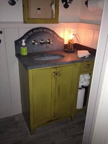 handmade bathroom sink - Roger S Wright Furniture LTD, Blooming Glen, PA.