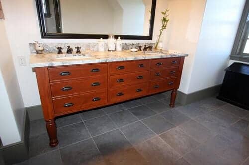 marble tile - Roger S Wright Furniture LTD, Blooming Glen, PA.