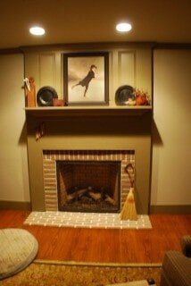 Home fireplace - Roger S Wright Furniture LTD, Blooming Glen, PA.