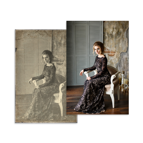 Billed restaurering image