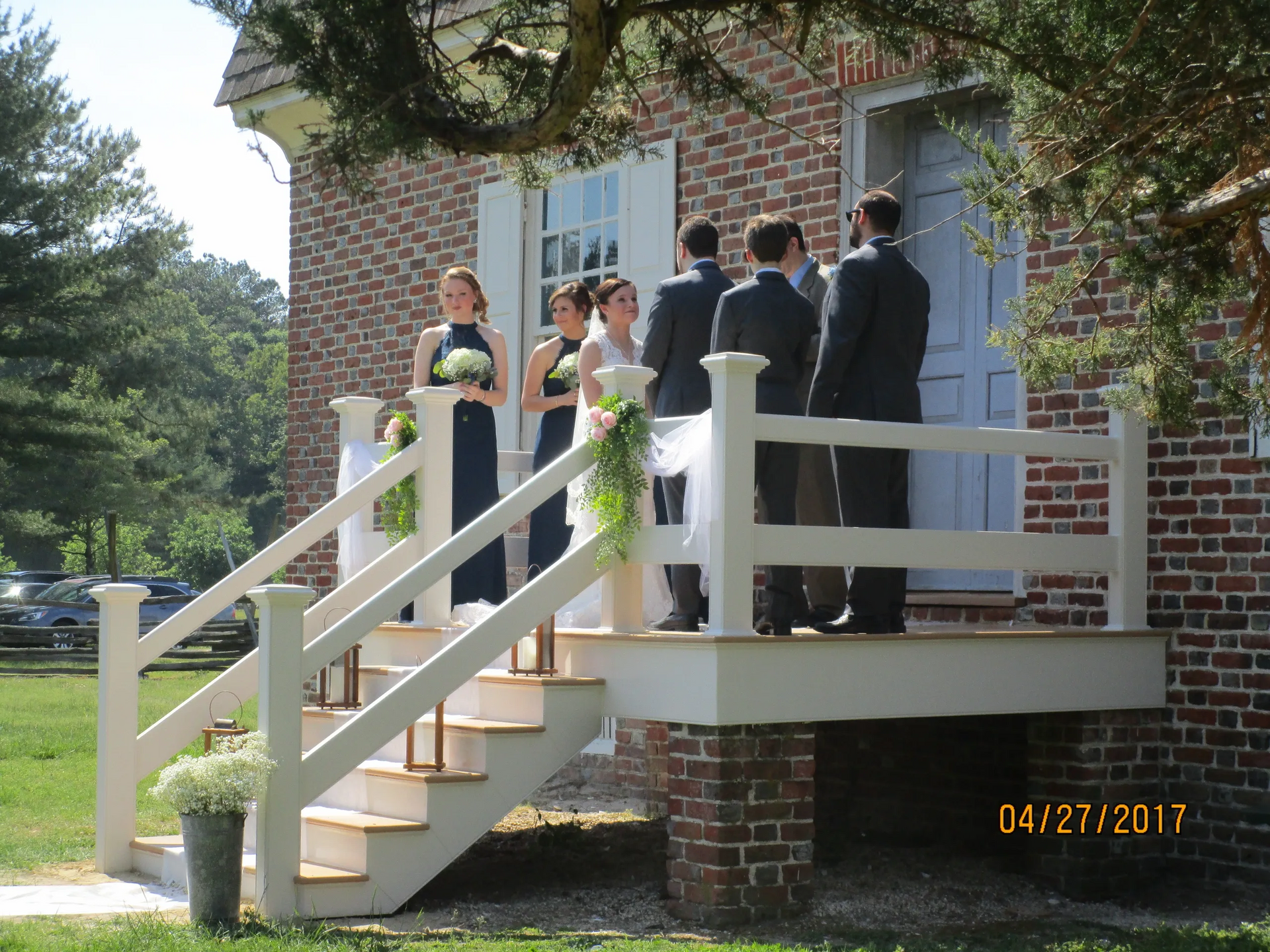 Wedding party at Pemberton Hall