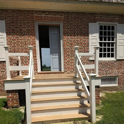 Pemberton Hall rear entrance door open