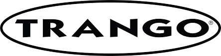 A black and white logo for a company called trango.
