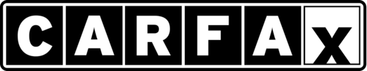 A black and white sign that says carfax on it