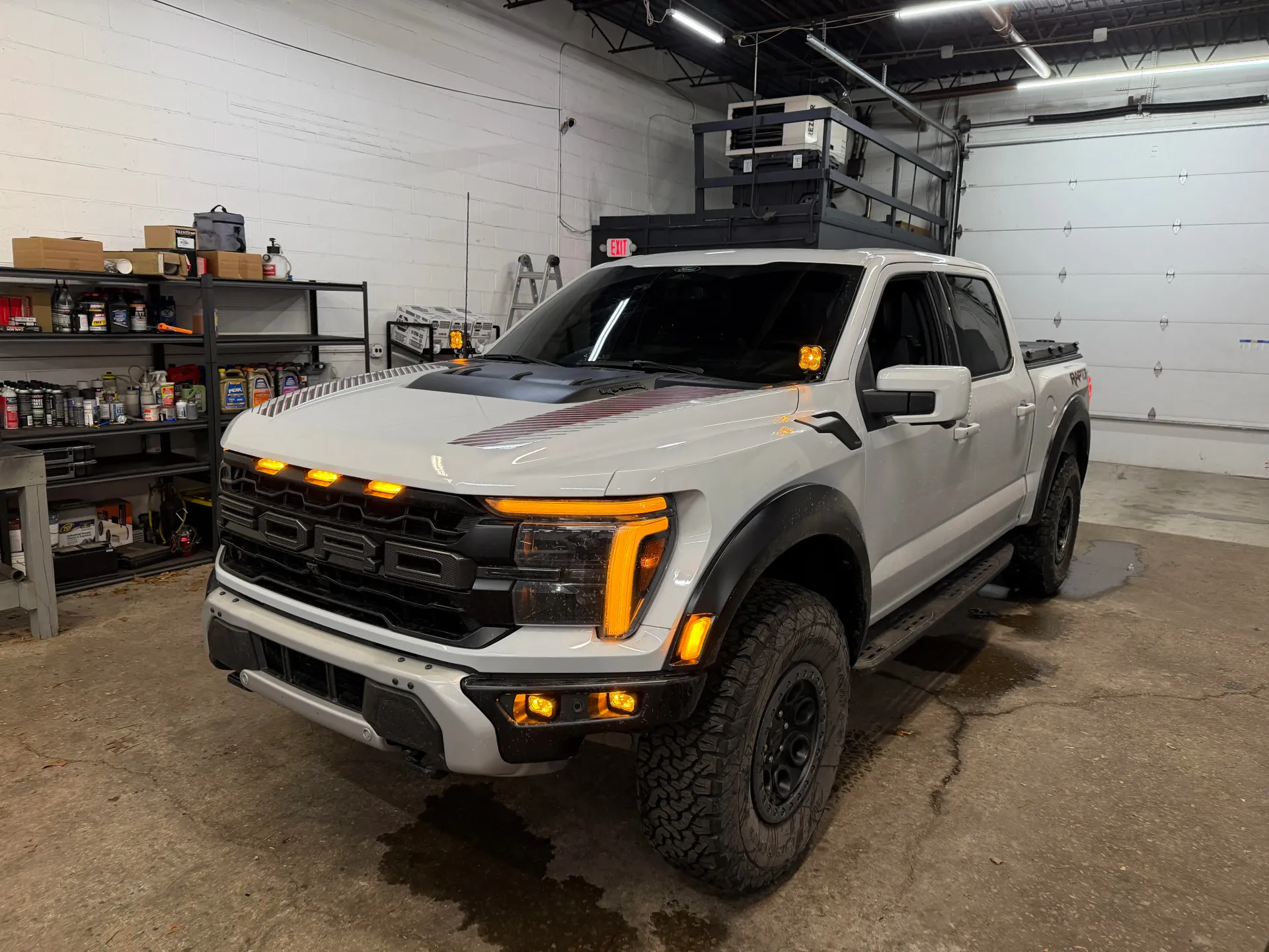 Gray Ford Raptor Pickup Truck | NEO Motorsport Garage