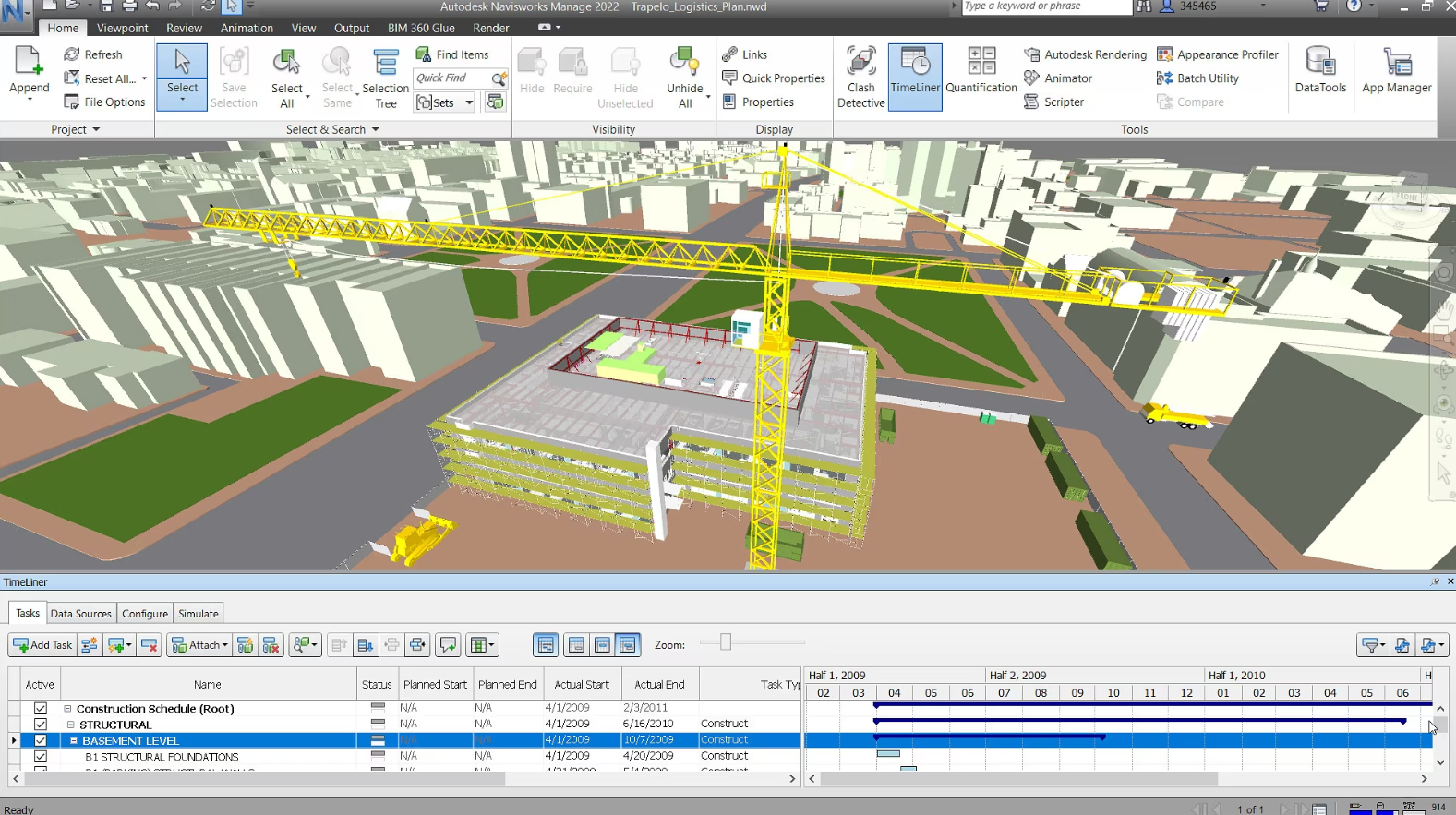 Time Liner Gantt 4D Navisworks Time Liner Gantt 4D Navisworks
